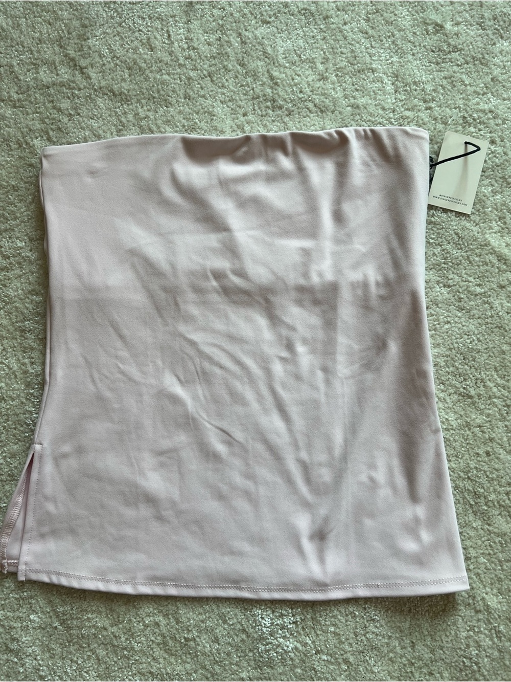 Sincerely Jules Light Pink Mini Tube top